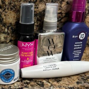 Bundle of Minis (hair care, lotion, lipgloss, mascara primer)